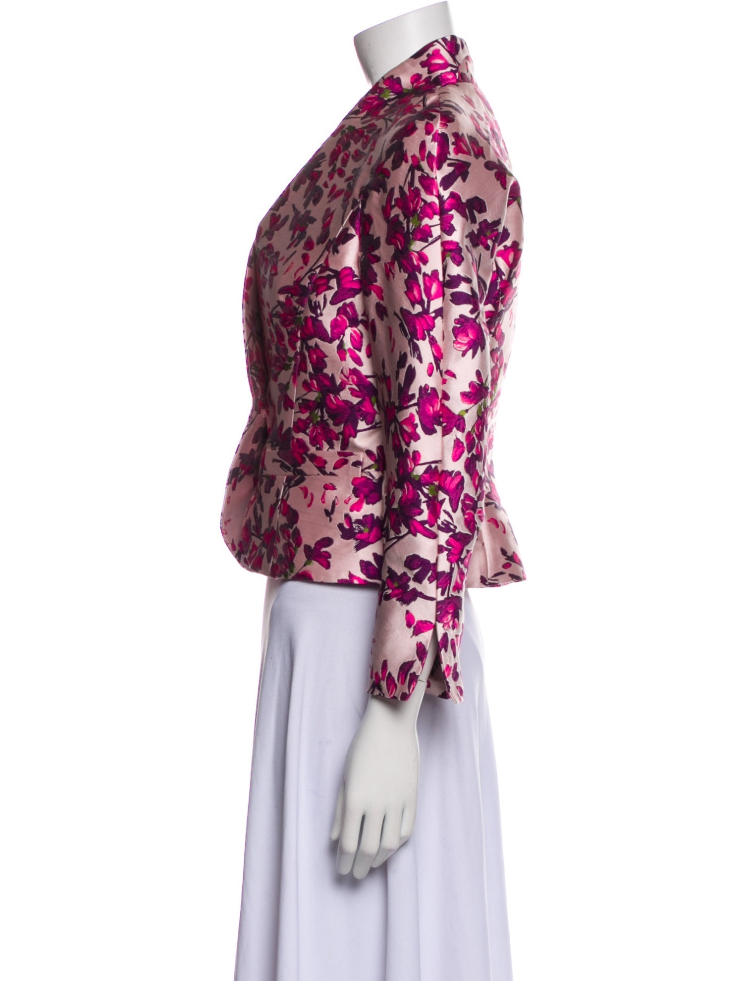 Escada Floral Print Evening Jacket