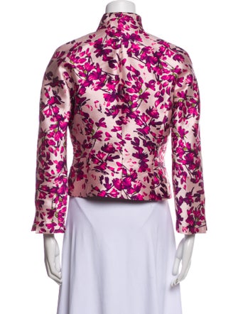 Escada Floral Print Evening Jacket