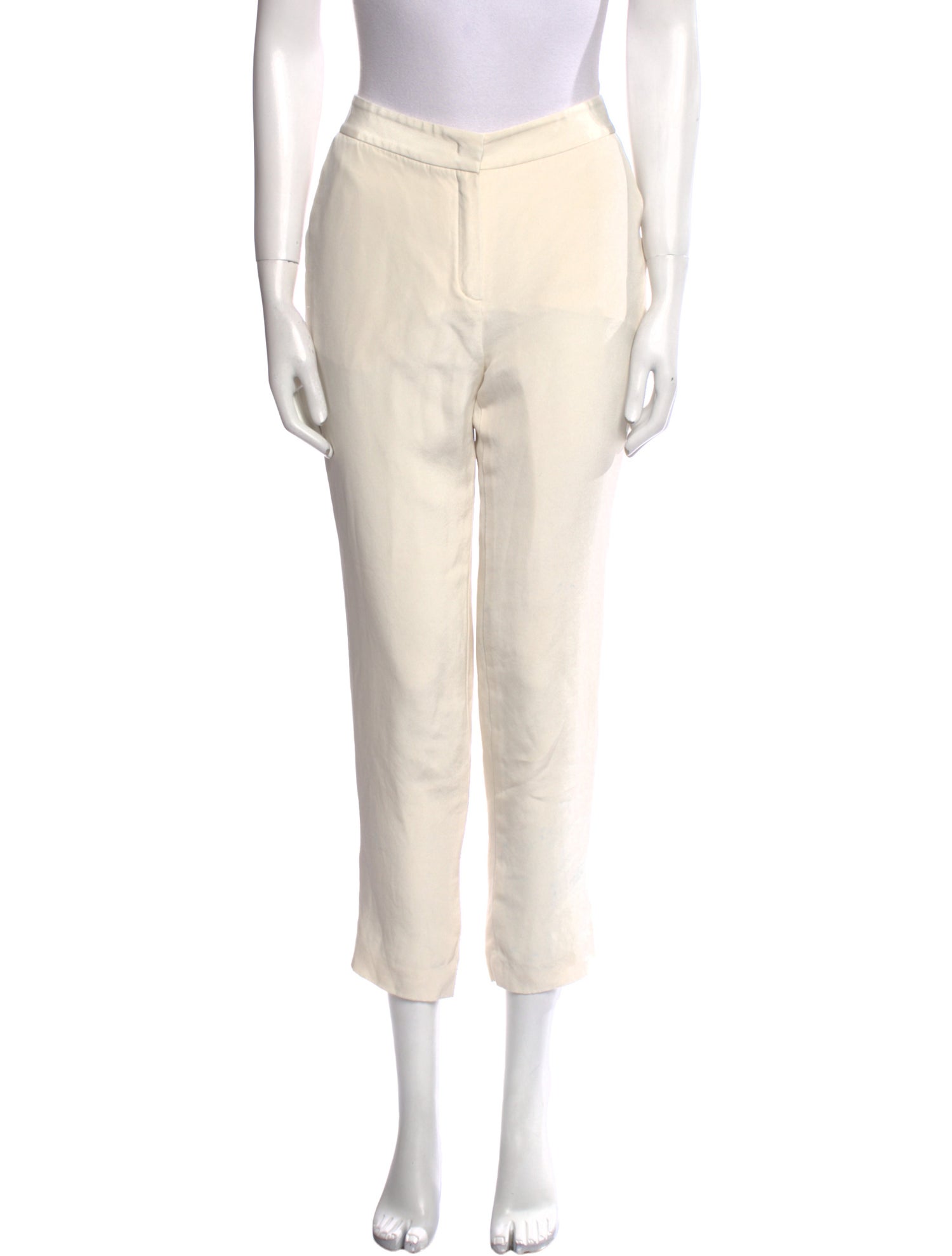 Escada Silk Skinny Leg Pants