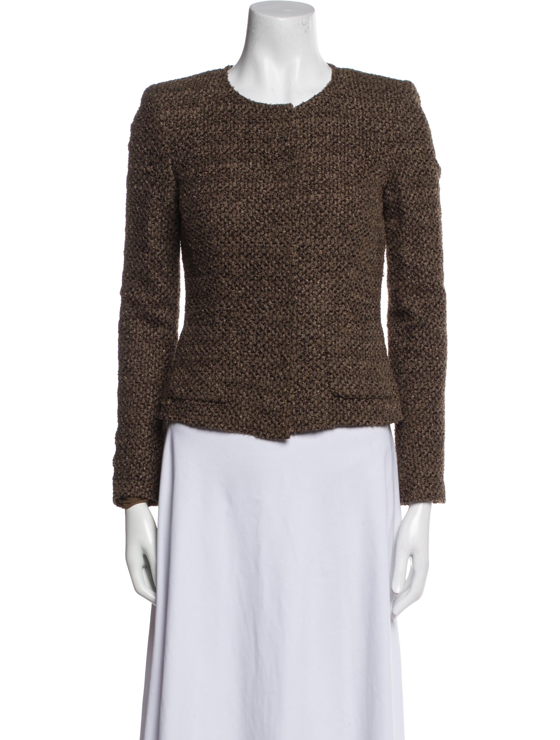 Escada Tweed Pattern Evening Jacket