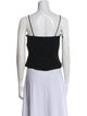 Escada Wool Square Neckline Crop Top