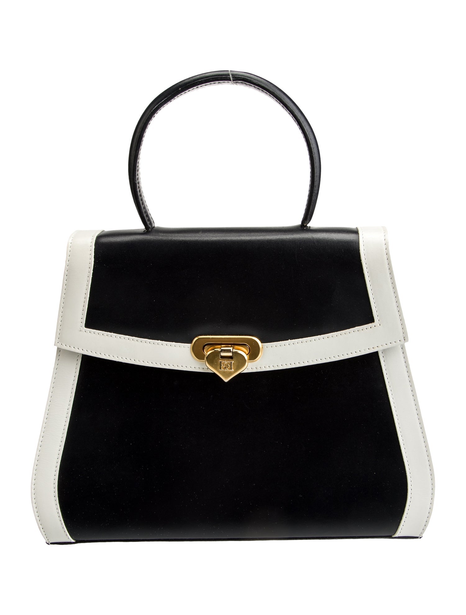 Escada Leather Top Handle Bag