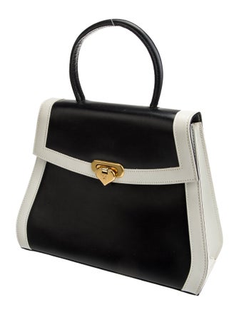 Escada Leather Top Handle Bag