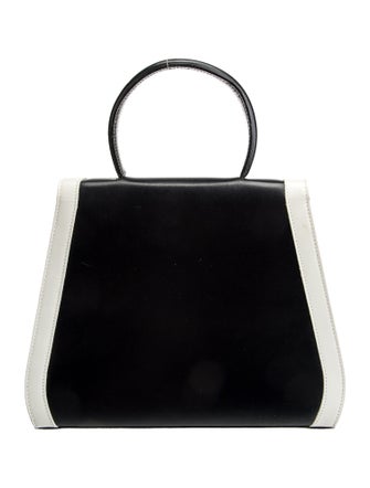 Escada Leather Top Handle Bag