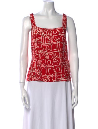 Escada Silk Printed Top