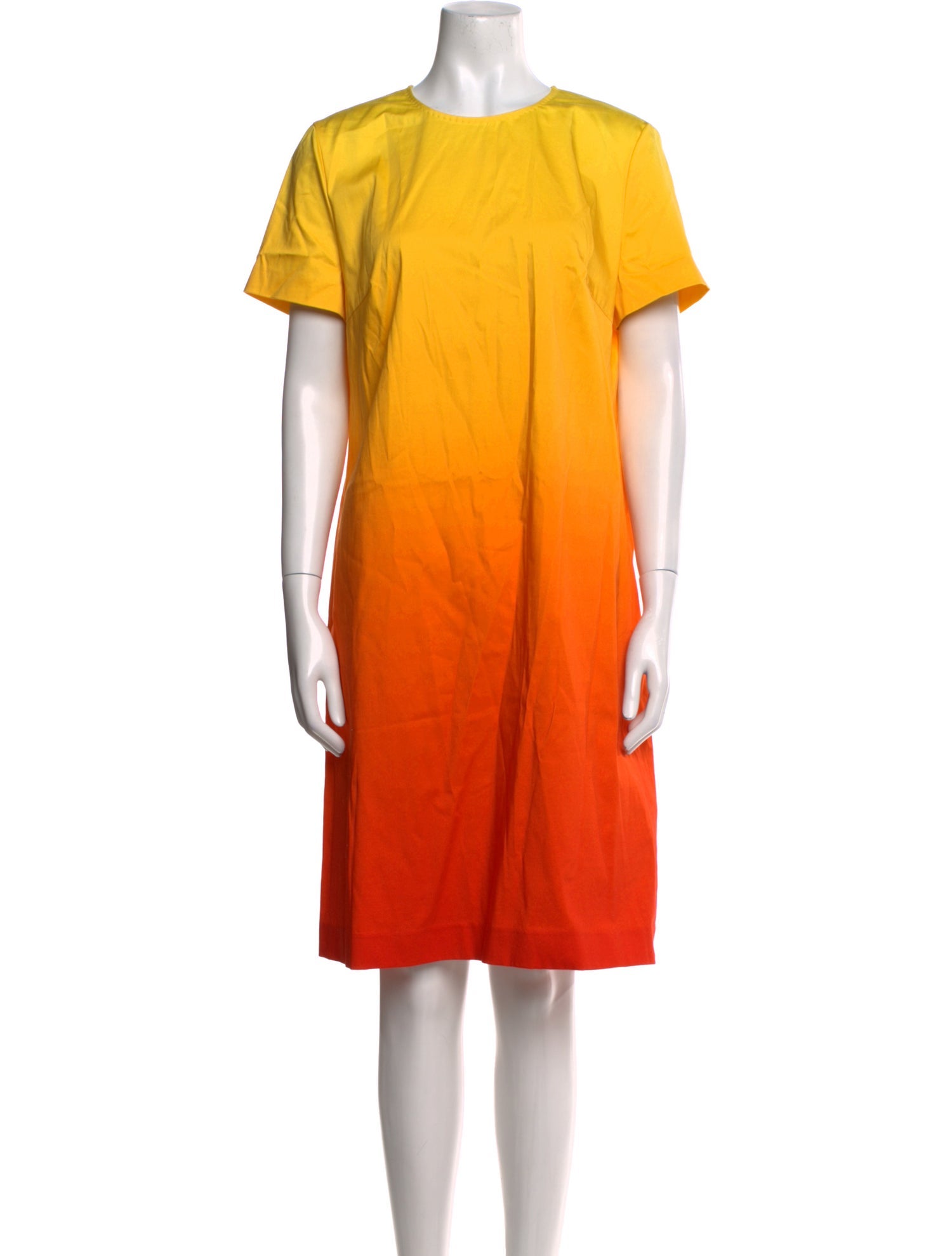 Escada Crew Neck Knee-Length Dress