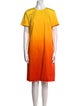 Escada Crew Neck Knee-Length Dress
