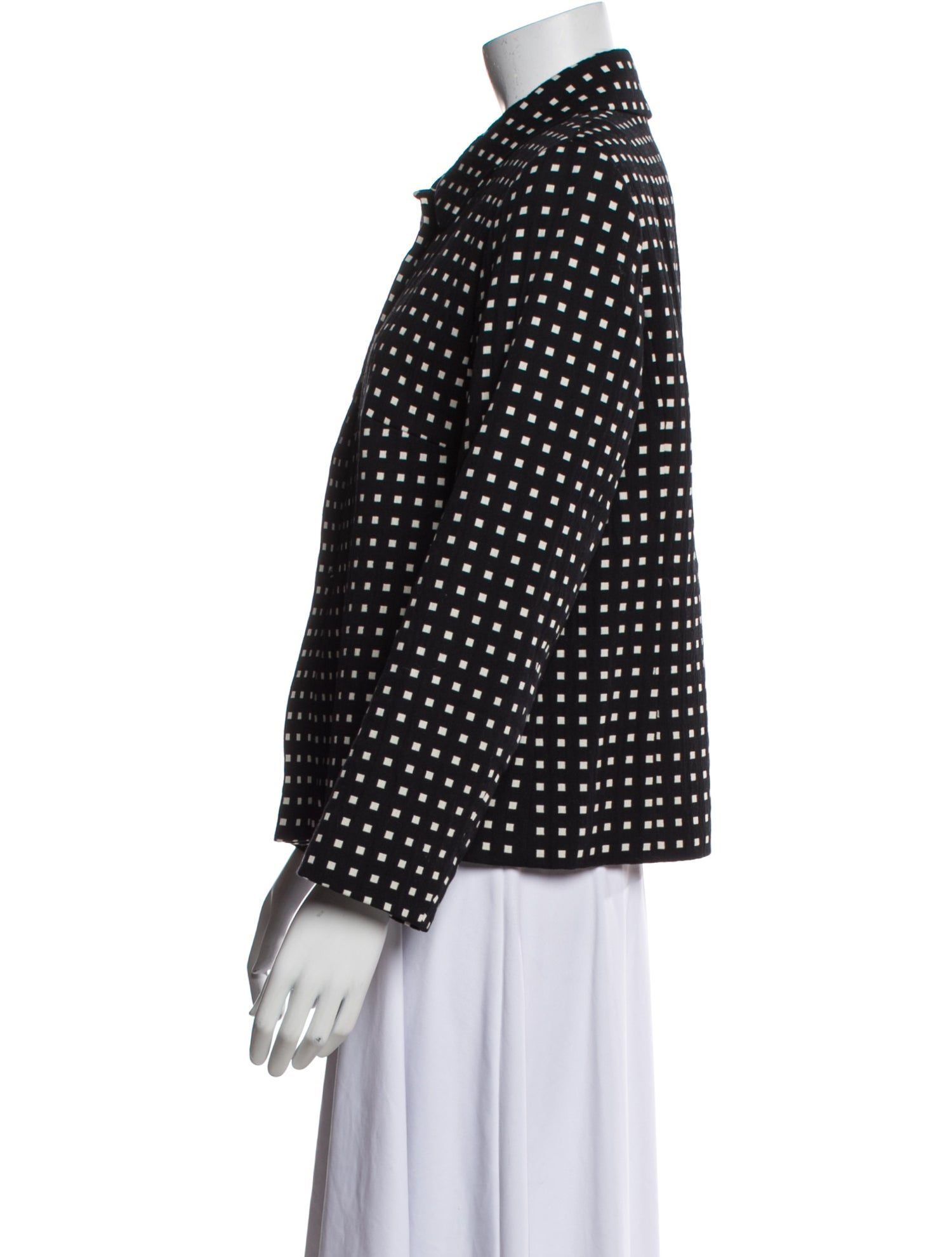 Escada Plaid Print Jacket