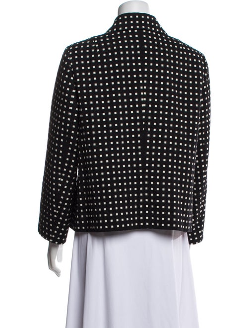 Escada Plaid Print Jacket