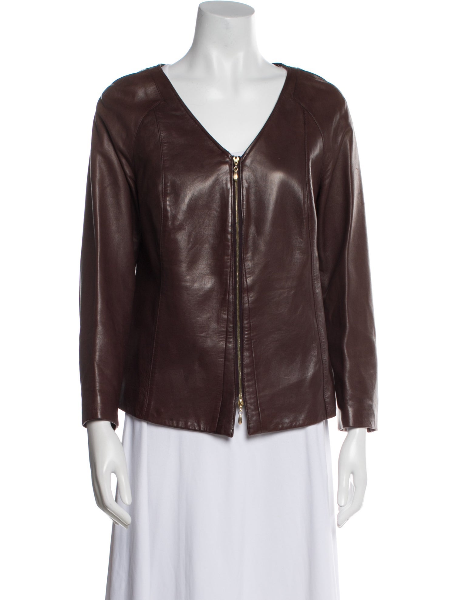 Escada Leather Evening Jacket