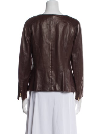 Escada Leather Evening Jacket