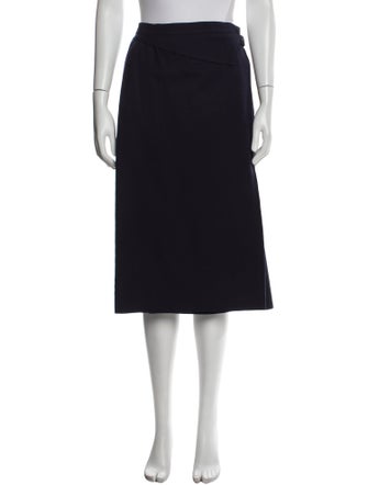 Escada Ruffle Embellishment Knee-Length Skirt