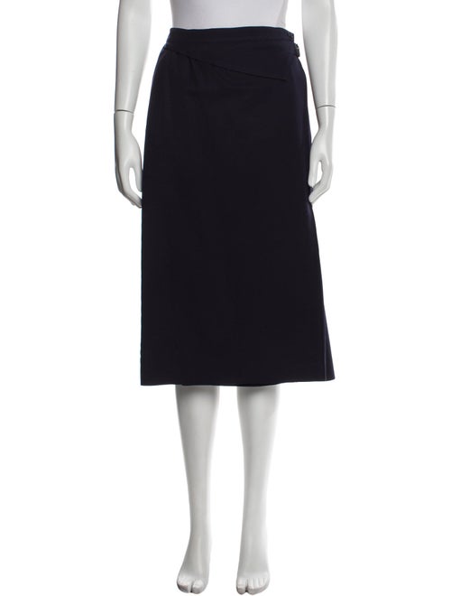 Escada Ruffle Embellishment Knee-Length Skirt