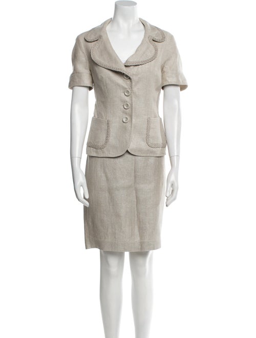 Escada Linen Skirt Set
