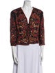 Escada Silk Printed Evening Jacket