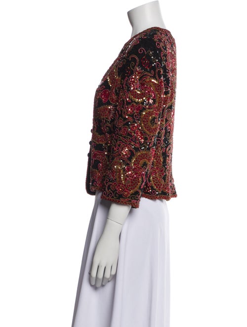 Escada Silk Printed Evening Jacket
