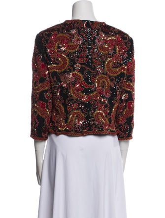 Escada Silk Printed Evening Jacket