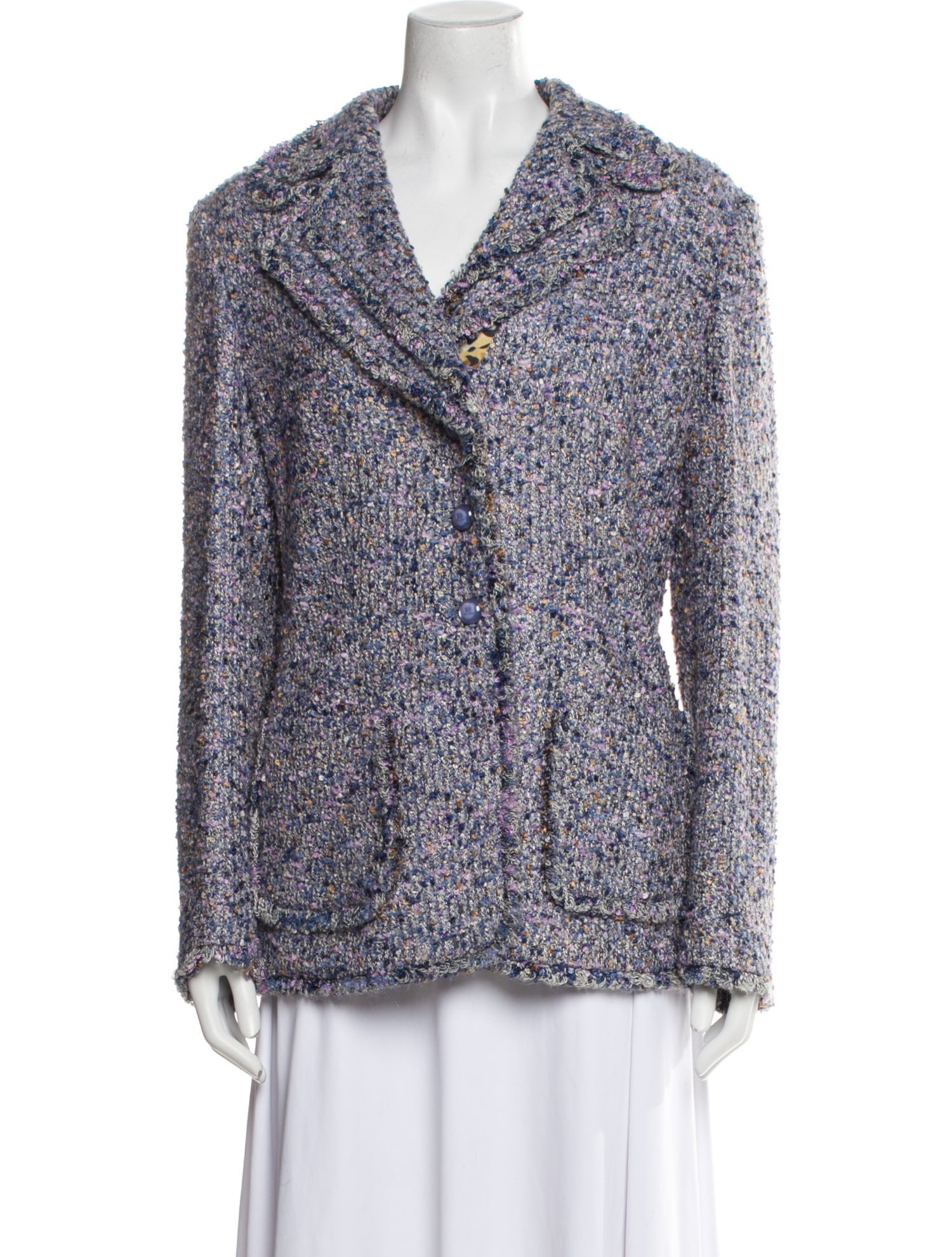 Escada Tweed Pattern Knee-Length Skirt