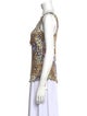 Escada Silk Animal Print Top