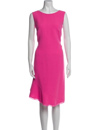 Escada Wool Midi Length Dress
