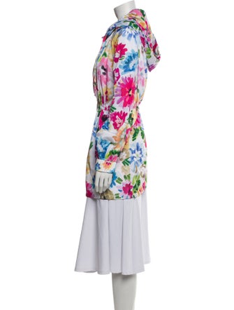 Escada Floral Print Coat