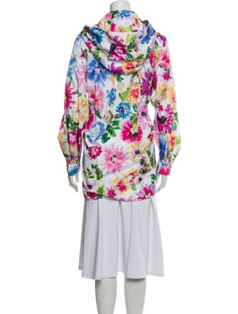 Escada Floral Print Coat