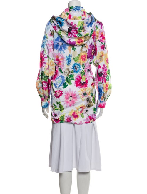 Escada Floral Print Coat