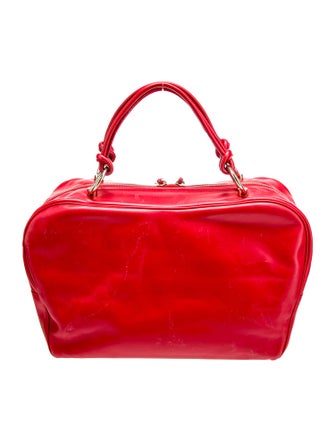 Escada Leather Top Handle Bag