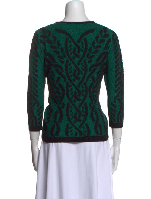 Escada Printed Scoop Neck Top