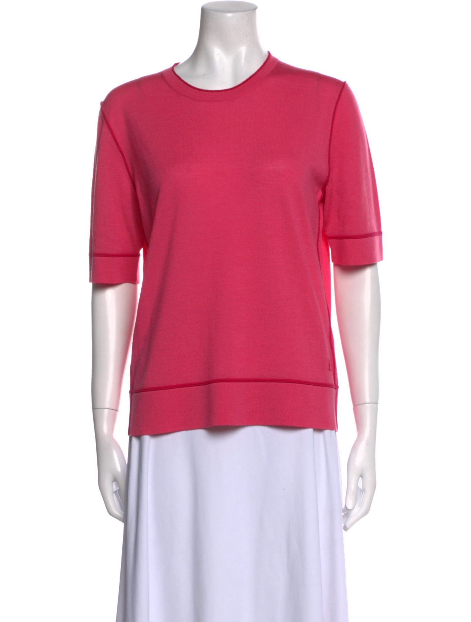 Escada Virgin Wool Crew Neck T-Shirt