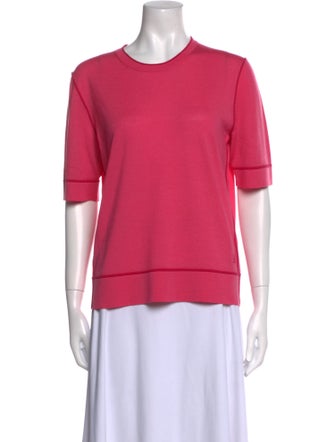 Escada Virgin Wool Crew Neck T-Shirt
