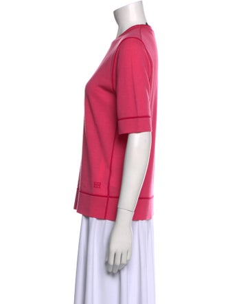 Escada Virgin Wool Crew Neck T-Shirt