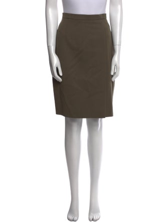 Escada Wool Knee-Length Skirt