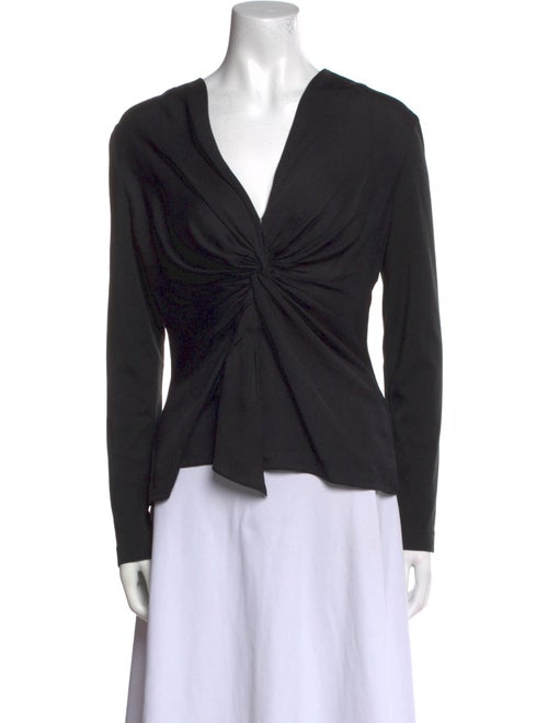 Escada Silk V-Neck Top