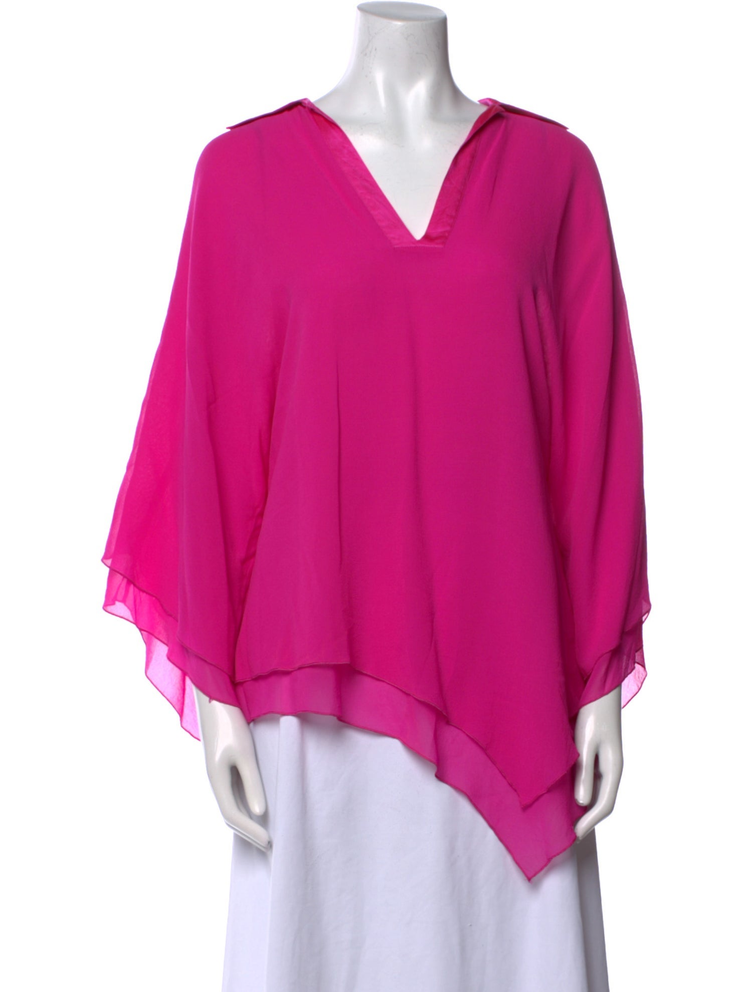 Escada Silk V-Neck Blouse