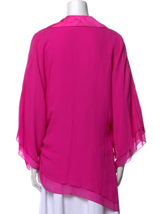 Escada Silk V-Neck Blouse