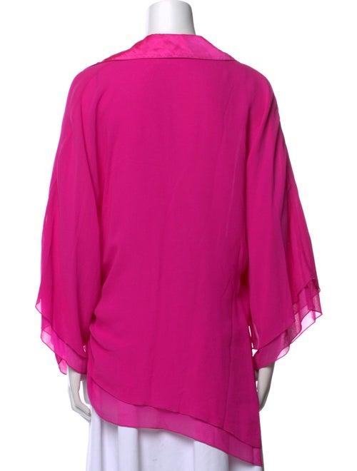 Escada Silk V-Neck Blouse