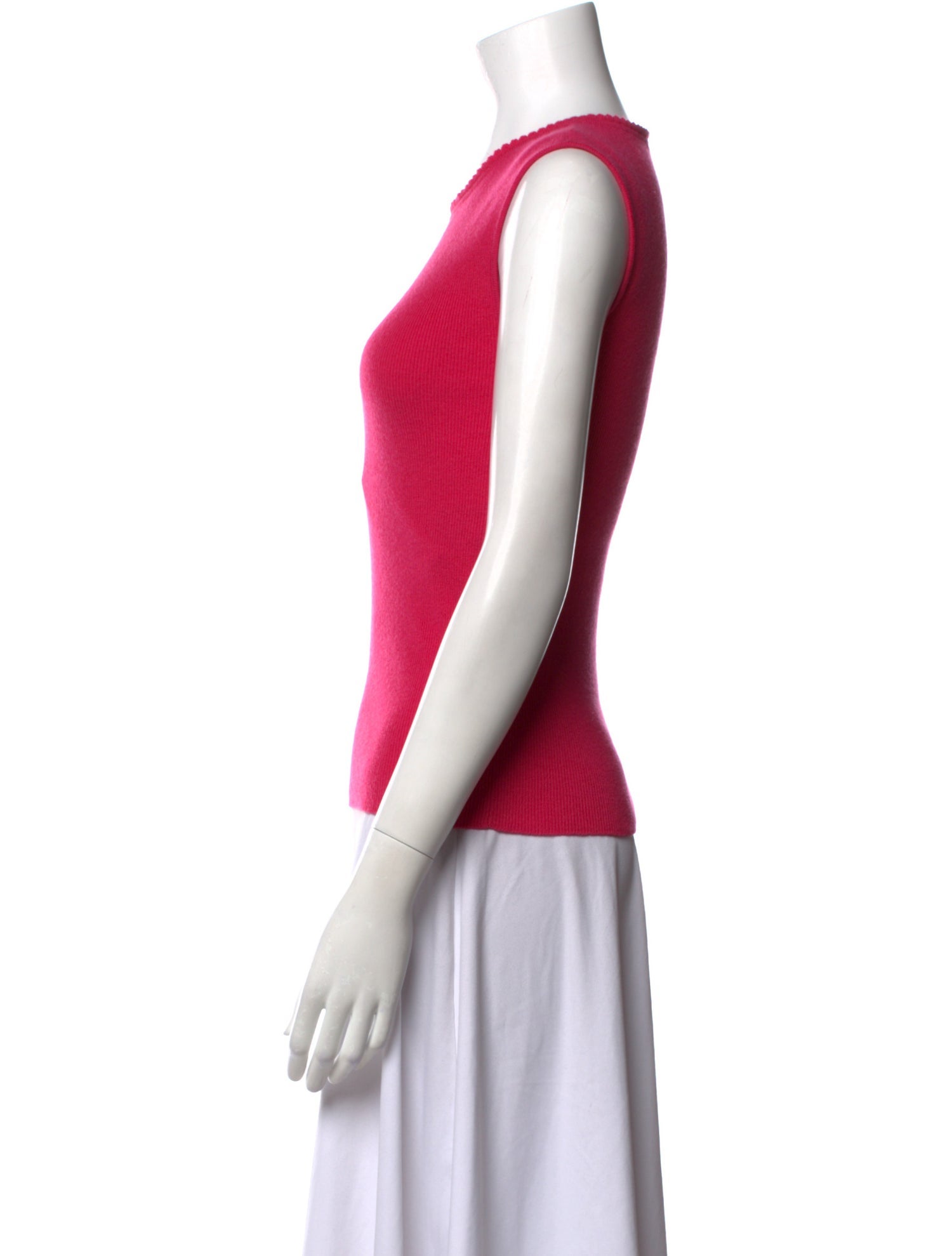 Escada Crew Neck Sleeveless Top