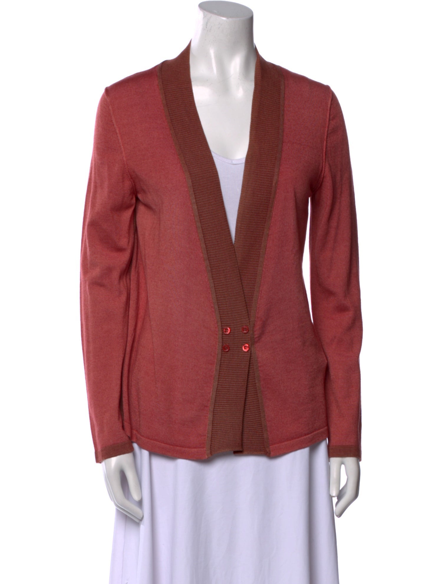 Escada Virgin Wool V-Neck Sweater