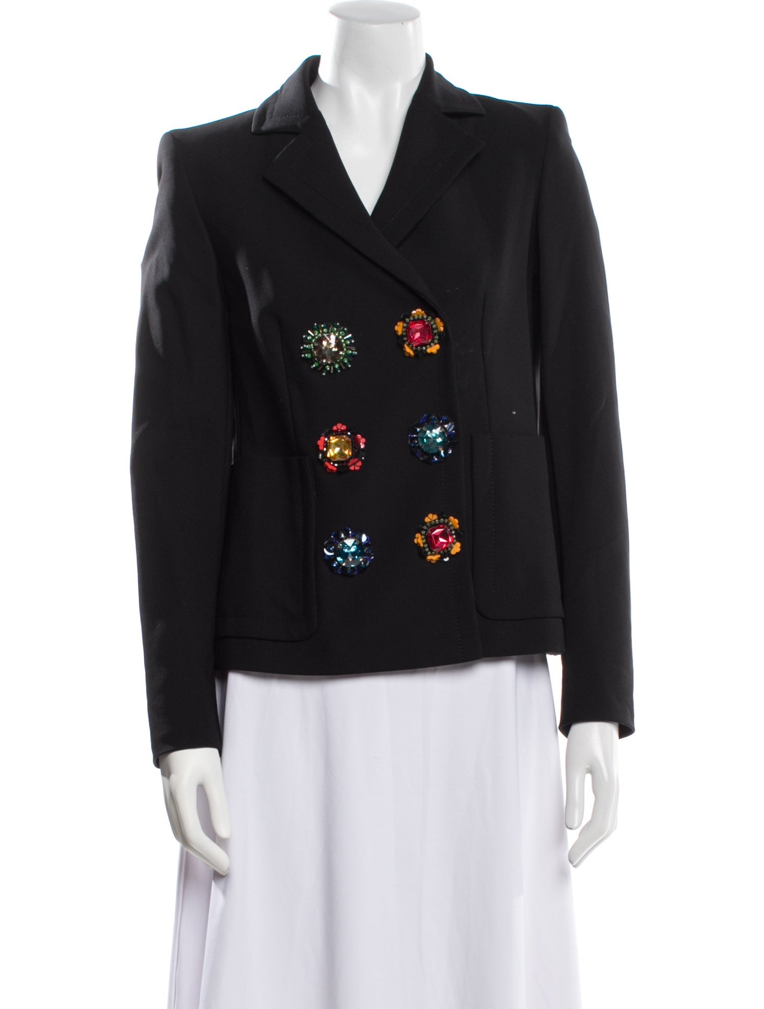 Escada Floral Print Blazer