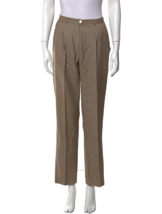 Escada Wool Straight Leg Pants