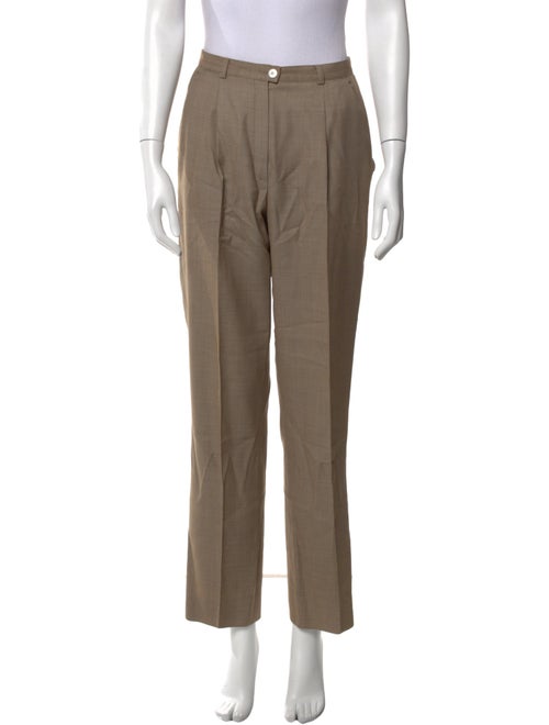 Escada Wool Straight Leg Pants