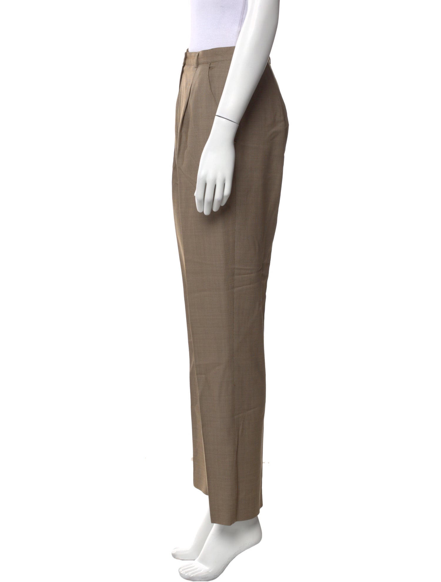 Escada Wool Straight Leg Pants