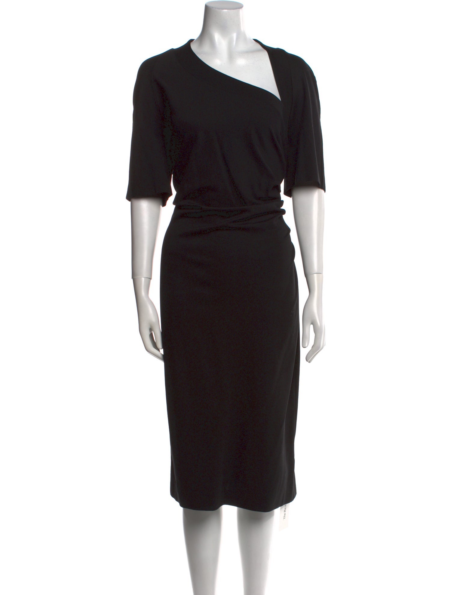 Escada V-Neck Midi Length Dress
