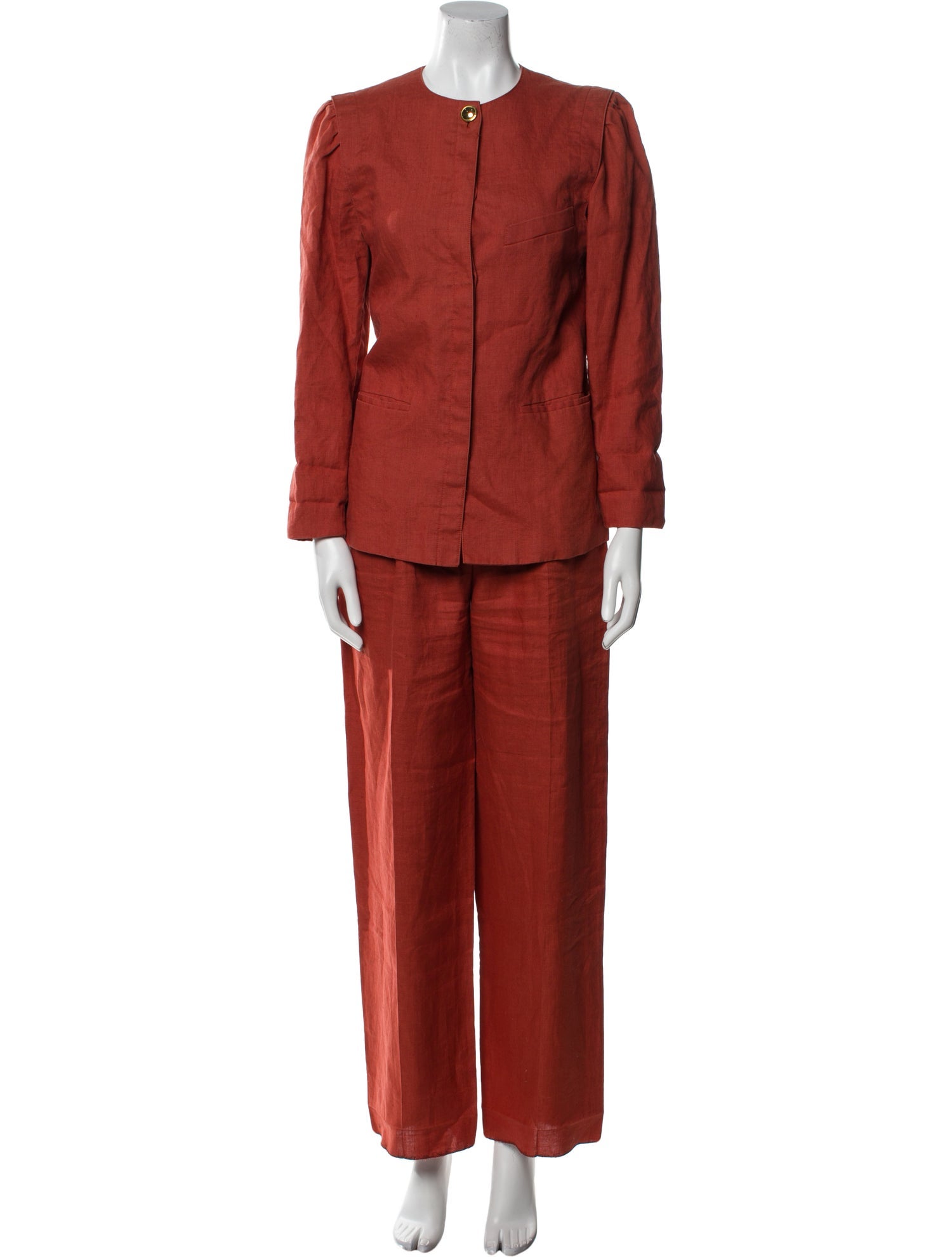 Escada Vintage Linen Pant Set
