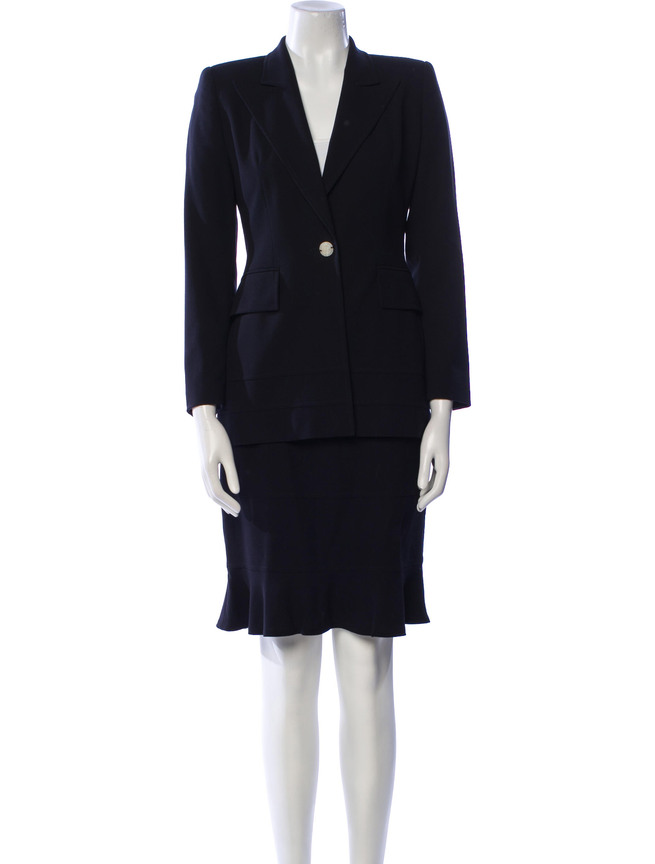 Escada Wool Skirt Suit