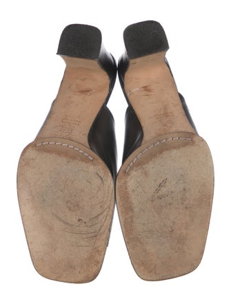 Escada Leather Slides