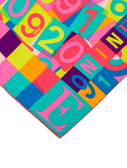 Escada Silk Printed Scarf