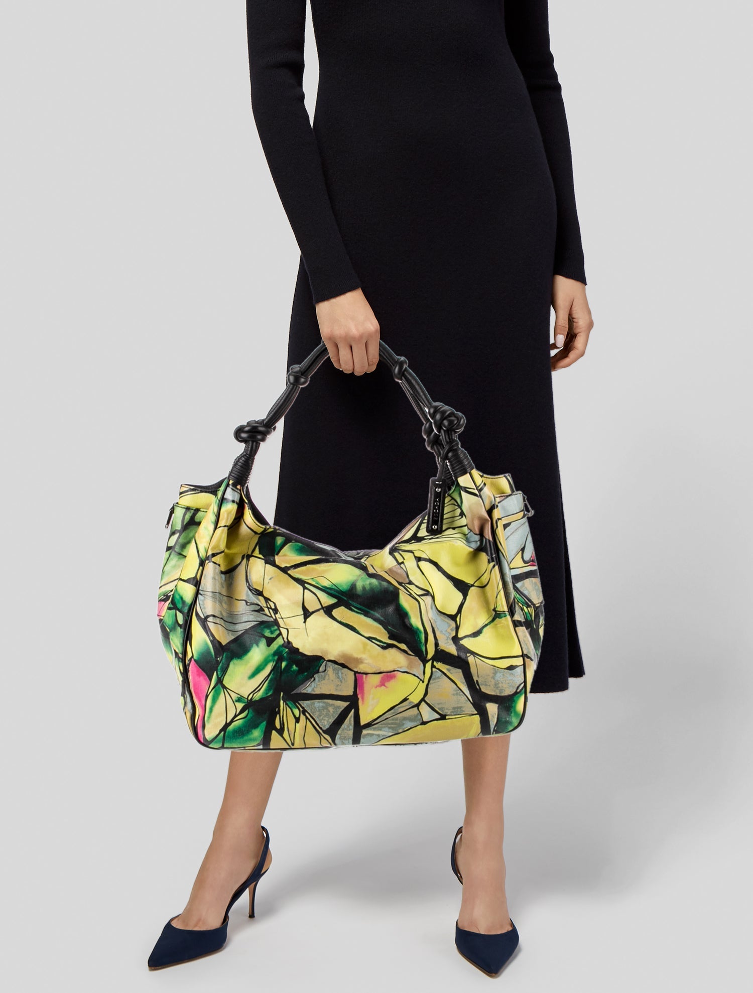 Escada Leather Shoulder Bag