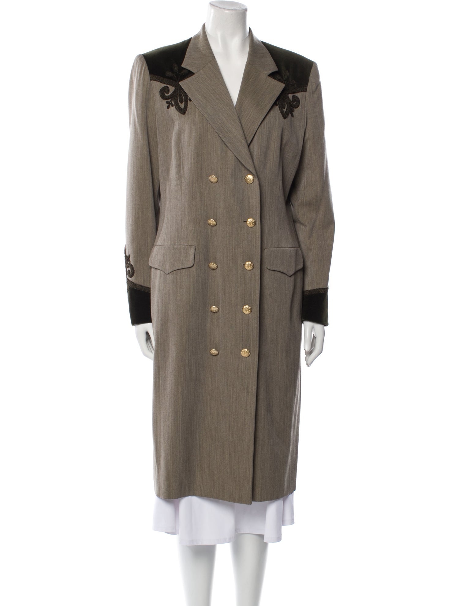 Escada Vintage Wool Trench Coat